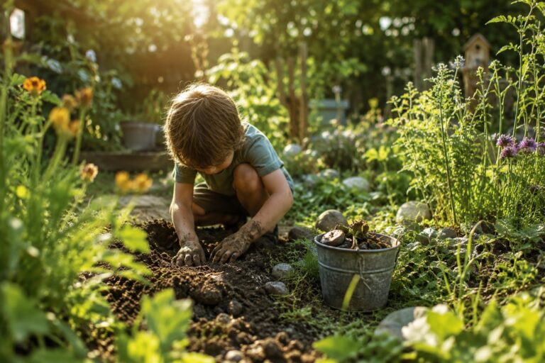 Gartenaktivitäten für Kinder