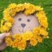 Blumentiere aus Pappe