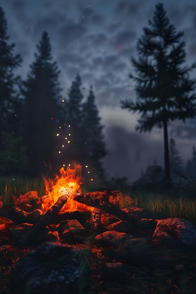 Lagerfeuer Wald