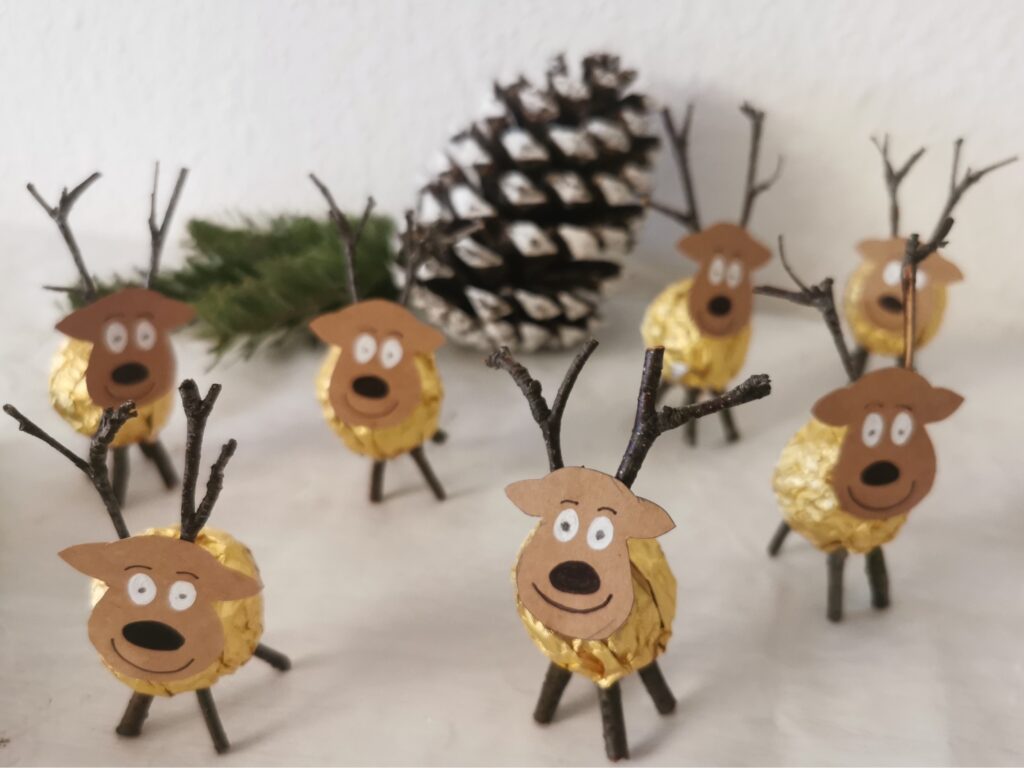 Rentier Tischdeko